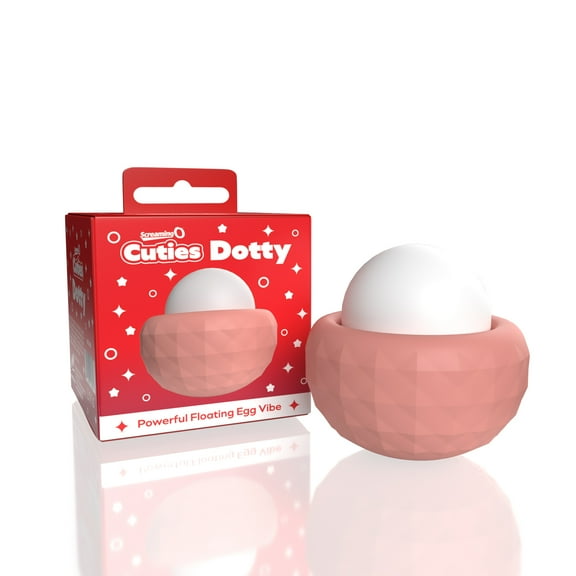 Screaming O Cuties Dotty Rechargeable Silicone Cilitrol Vibrator, Dusty Rose