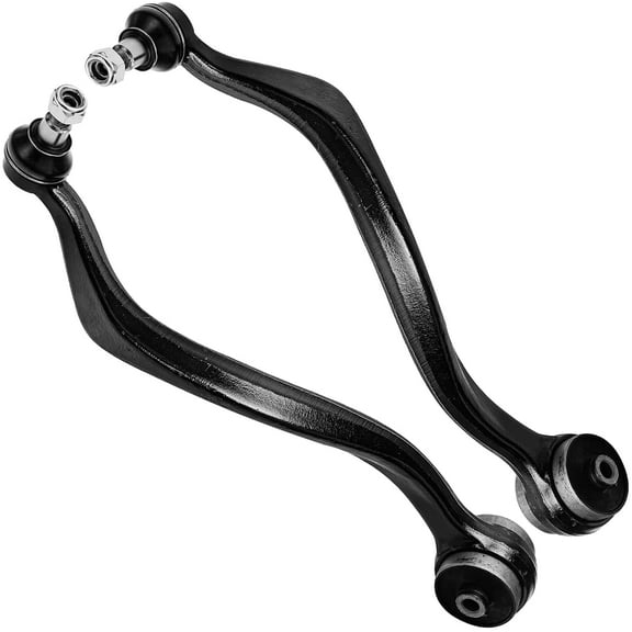 Detroit Axle - 2pc Front Control Arms for Ford Fusion Lincoln MKZ Zephyr Mazda 6 Mercury Milan, Lower Rearward Control Arms w/Ball Joint Replacement