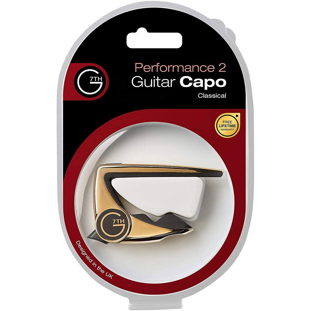 G7th Performance 2 Classical Guitar Capo Gold