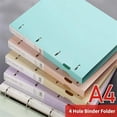 thumbnail image 2 of Giaone 4 Hole Binders Folders 4 Rings Binders File Folders Display Book for Storage, 2 of 10