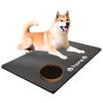thumbnail image 6 of Tiberpet Cat & Dog Feeding Mat for Food and Water Bowl, Absorbent-No Stains Quick Dry Dog Water Bowl Dispenser Mat, With Waterproof-Anti-Slip Pet Food Mats 11.81*15.7in, 6 of 6