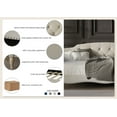 thumbnail image 2 of Castle Place Upholstered Button Tufted Twin Daybed, Charcoal Grey, 2 of 5
