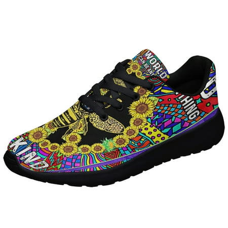 

Hippie Bee In A World Where You Can Be Anything Be Kind Shoes Sneakers Black Size 8.5