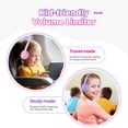 thumbnail image 3 of Auriculares vinamass A63 2+1 para niños con cable y límite de volumen de 85 dB, 3 of 6
