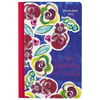 "AT-A-GLANCE Weekly / Monthly Planner / Appointment Book 2017, Bookbound, 4-7/8 x 8"", Kathy Davis (435-200), Painted flowers decorate the front and back of purple.., By AtAGlance"