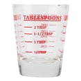 thumbnail image 1 of Oz Ml Teaspoon Tablespoon Small Glass Measuring Cup, 1 of 8