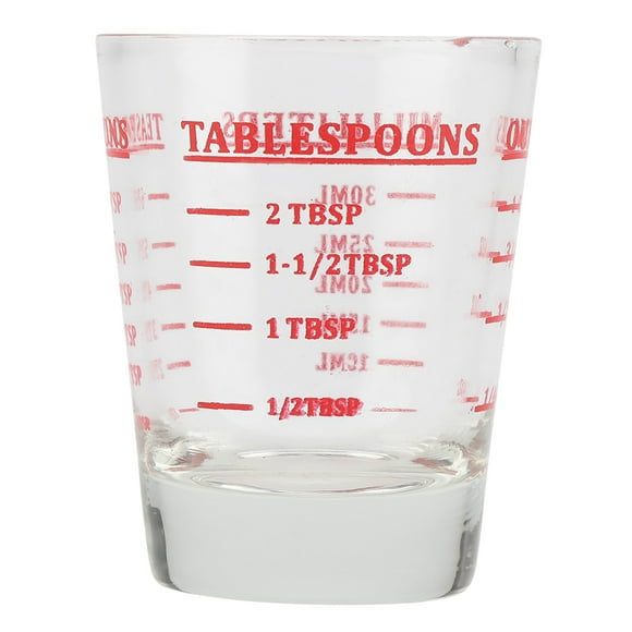 Oz Ml Teaspoon Tablespoon Small Glass Measuring Cup