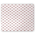 thumbnail image 1 of Ethnic Mouse Pad, European Carnival Venice Masks Italian Festival Tradition Victorian Renaissance, Rectangle Non-Slip Rubber Mousepad, Vermilion White, by Ambesonne, 1 of 2