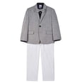 thumbnail image 1 of Calvin Klein Boys' Toddler 4-Piece Formal Suit Set, Dark Grey Duo, 2T, 1 of 2