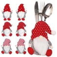 thumbnail image 2 of Bolsas de soporte para cubiertos de Navidad, 2 piezas, soporte para cuchara, bolsillos, juego de cuchillos y tenedores, vajilla, decoración del hogar, Año Nuevo 2024, 2 of 4