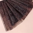 thumbnail image 5 of SUCS Girls Clothing 100% Cotton Short Sleeve Splicing Leopard Print Mesh Bowknot Girls Dress, 5 of 8