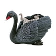 thumbnail image 1 of simhoa Goose Statue Collection Swan Figurine for Bookshelf Swimming Pools Fireplace Black, 1 of 8