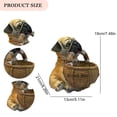 thumbnail image 3 of Adornos de resina para almacenamiento de llaves de entrada, cesta organizadora para perros, escultura artesanal (B) Ehuebsd Libre de BPA, 3 of 9
