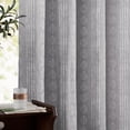 thumbnail image 3 of Cortinas Jinchan Boho de lino para sala de estar, casa de campo, 230 x 229 cm, 3 of 9