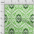 thumbnail image 2 of oneOone Rayon Light Green Fabric Asian Ikat Craft Projects Decor Fabric Printed By The Yard 56 Inch Wide, 2 of 4