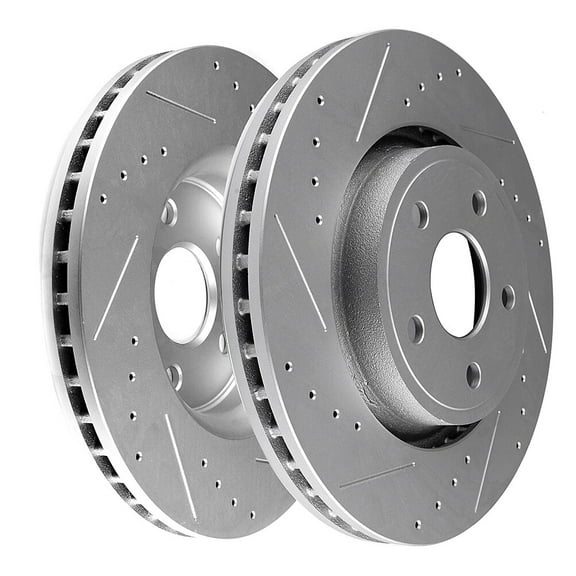 SCITOO 120.58008 53064 Front Brake Rotors Fit For 2011-2018 For Dodge Durango 2011-2018 For Jeep Grand Cherokee