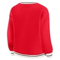 thumbnail image 3 of Women's WEAR by Erin Andrews Scarlet Nebraska Huskers Seal Sweatshirt, 3 of 5