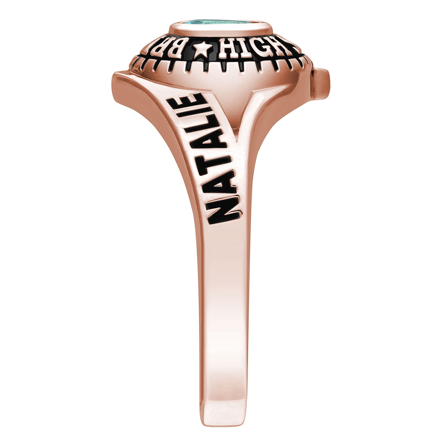 Order Now for 2025 Graduation, Freestyle Women's Birthstone Classic Class Ring, Personalized, High School or College Graduation