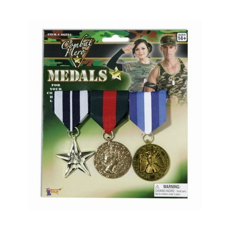 Halloween 3 Piece Military Medals