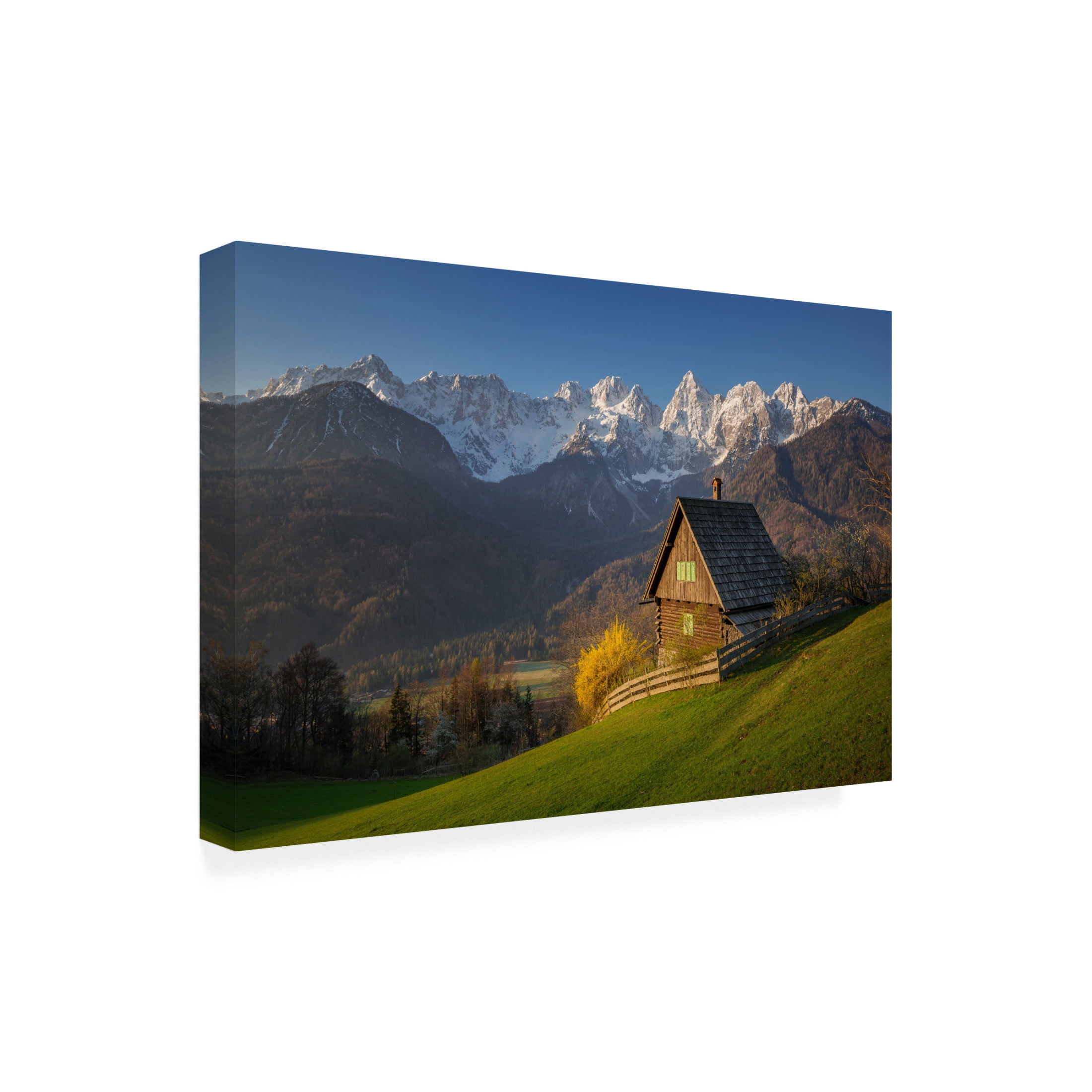 Canvas Wall Art - Ales Krivec 'Idyllic Scenery' Wall Art for Living Room, Bedroom, or Office D?cor by Trademark Fine Art - 32 x 22 Inches