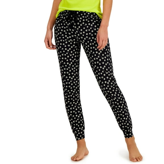 Jenni Womens Printed Jogger Pajama Pants