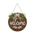 thumbnail image 2 of TaTaai 1Pcs 3D Welcome Sign for Front Door- Funny Welcome-ish Wreaths Farmhouse Welcome Door Sign for Front Porch Decor，Wooden Door Decorations outdoor Hanging Home Signs, 2 of 6