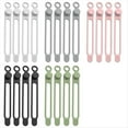 thumbnail image 1 of Organizador de Cables Datos, Bridas Silicona Mejoradas, Gestión Reutilizable, Elásticos, 1 of 9