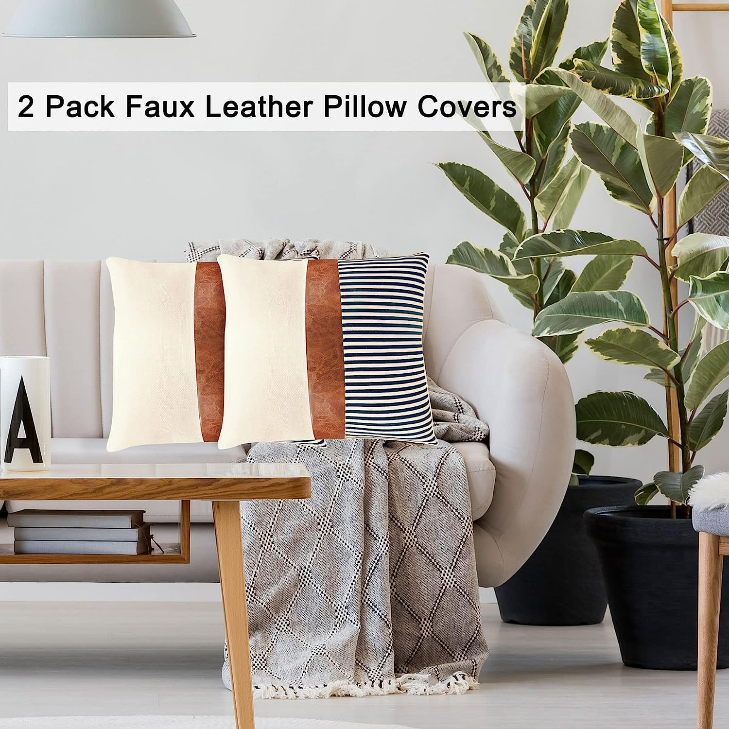 Leather throw pillow cover outlet