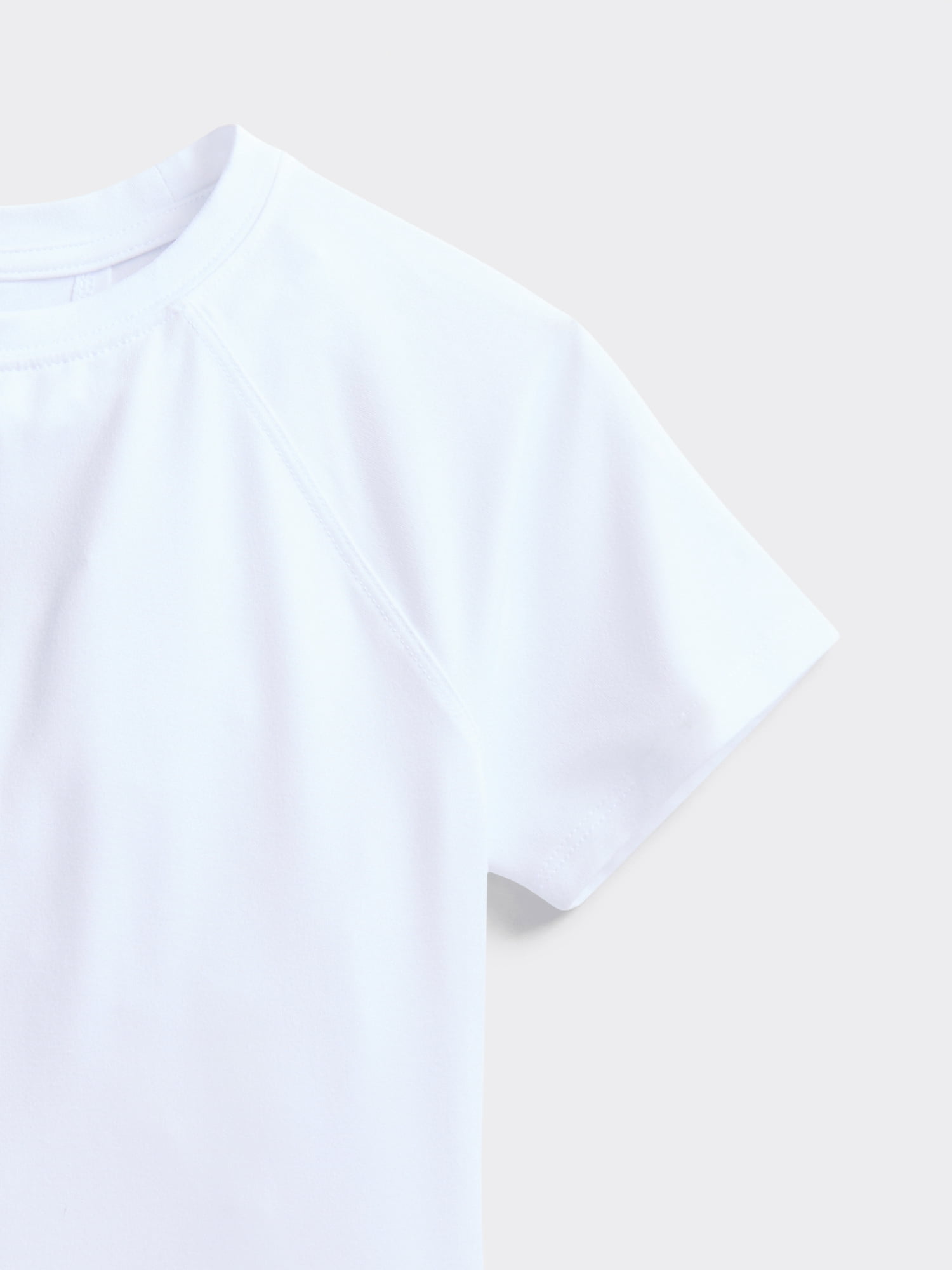 Athletic Works Girls Active Fashion Tee with Short Raglan Sleeves, Sizes 4-18 & Plus
