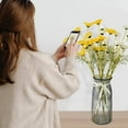 thumbnail image 6 of Artificial Daisy Flowers 6 Bundles 21” Faux Silk Daisy Flowers with Stems for Home Garden Vase Decor, 6 of 8