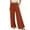Vermilion, variant on Women's Loose High Waist Wide Leg Pants, Cotton Linen Solid Color Straight Leg Trousers with Pockets, Casual Flare Pants for Spring and Summer,Gray,M
