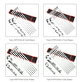 thumbnail image 2 of 10 Pcs Bâtons de Brochettes de Barbecue avec Sac de Rangement Bâtons Réutilisables pour Grillades et Rôtis Outils de Kebab en Acier Inoxydable pour Hot-Dogs Viandes Légumes Steak Pique-Nique Extérieur, 2 of 7