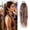 Brown Mix, variant on Boho Dreadlock Hair Extensions Braided Ponytails 24 Inch