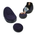 thumbnail image 3 of Inflatable Sofa Chair, Soft Flocking Inflatable Leisure Sofa Chair Simple With Footstool For Living Room, 3 of 8