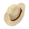 thumbnail image 4 of Ruiboury Yourself Direct Sunlight With Stylish Sun Hat Wide Brim Beach Foldable Cap Men's Plus Size Sun Hat Mix beige M 58cm 5Set, 4 of 6