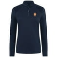 thumbnail image 2 of Women's Levelwear Navy New York Mets Power Insignia 2.0 Quarter-Zip Pullover Top, 2 of 3