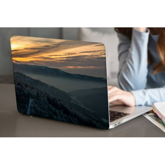 KSK KAISHEK Hard Case Cover Compatible with MacBook Pro 15" with No Touch No USB-C, No CD-ROM + Black Keyboard Cover Model: A1398 Sky Series 0782