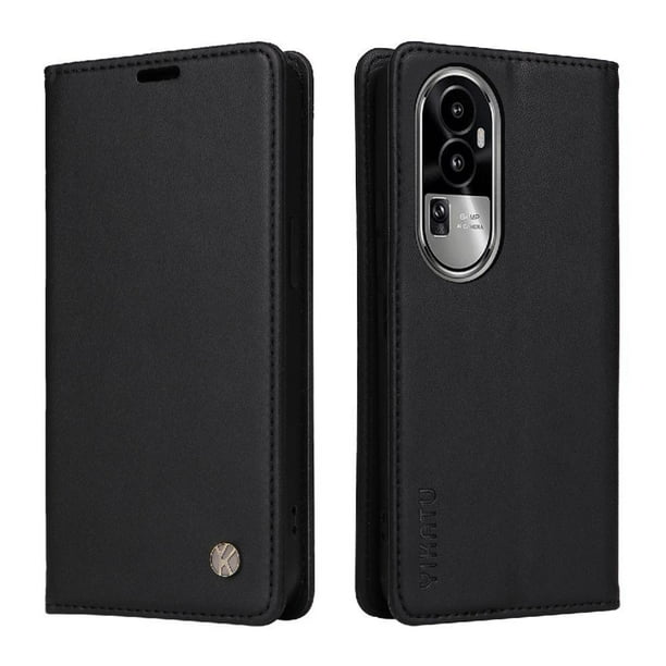 Funda para OPPO Reno 10 5G Estuche de Cuero PU Tipo Cartera con Ranuras para Tarjetas y Cierre Magnético