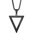 thumbnail image 1 of Katea Stainless Steel Geometric Pendant Inverted Triangle Necklace For Men And Boys, Bff Necklace For 2, 1 of 5