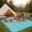 8*10ft-Light blue/white, variant on Outdoor Rug 9x18 Waterproof for Patio, Reversible Outdoor Plastic Straw Rug, Wallpaper Flower Indoor Outdoor Mat Carpet for RV, Camping, Deck, Backyard, Picnic, NavyWhite
