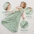 thumbnail image 5 of Mosebears 3Pcs 0.5 Tog Baby Sleep Sack 18-24 Months 100% Cotton Unisex Baby Wearable Blanket With 2-way Zipper, 5 of 12