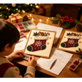 thumbnail image 3 of Christmas Pearl Art Kit with Frame, DIY Bead Painting Craft for Adults and Beginners, Holiday Home Wall Decor Set, Christmas Crafts for Indoor Holiday Decorating, 3 of 5