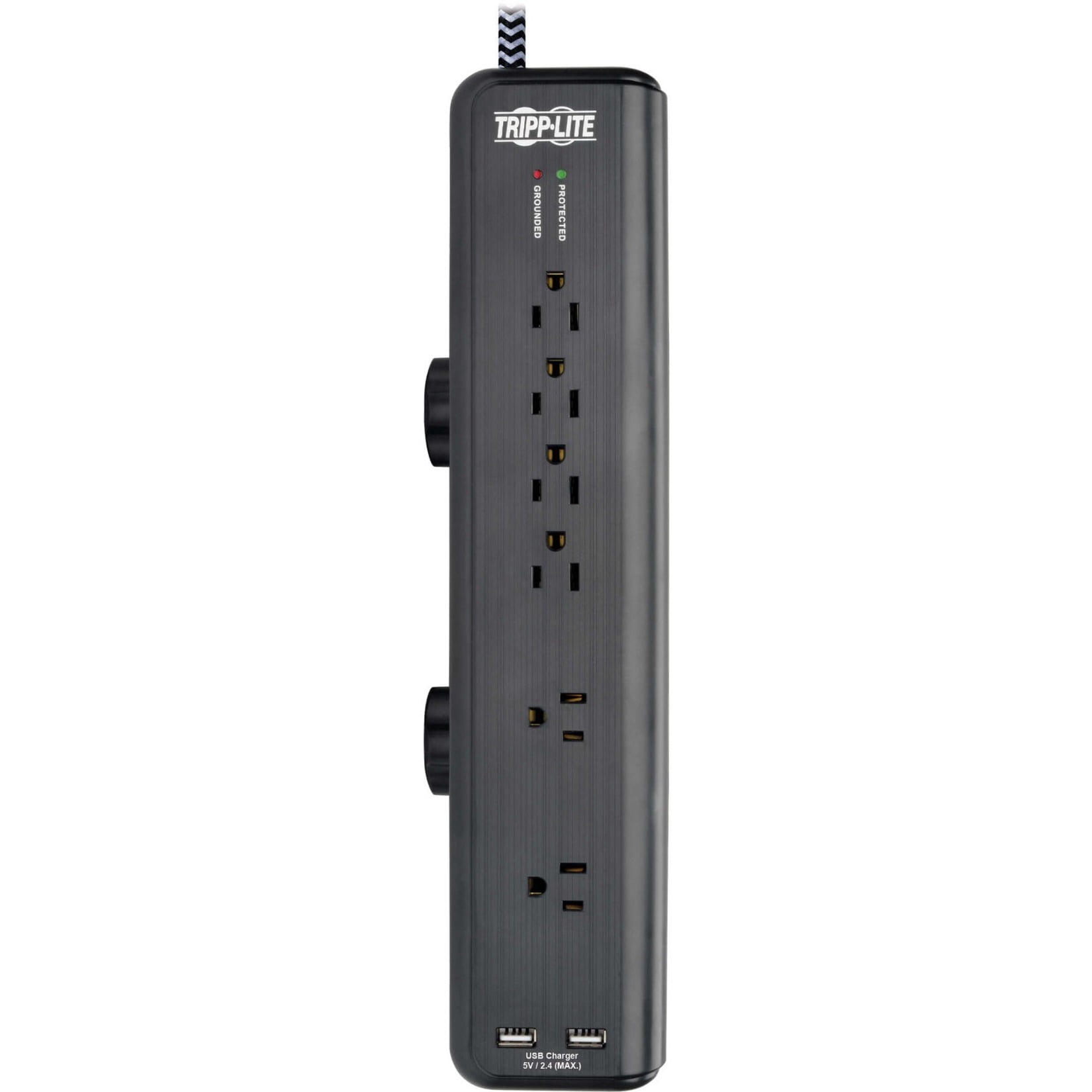 Tripp Lite Safe-it Surge Protector 6-out 2 Usb Ports Antimicrobial 8ft Cord