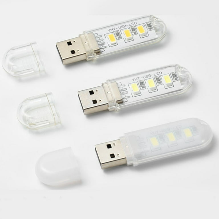 USB light LED light USB night light Student dormitory light Mobile power  light, Warm light
