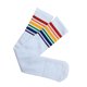 thumbnail image 1 of Qarigey Calcetines de tubo medio Transpirable Algodón puro Buena retención de calor Medias Diseño de rayas Absorbente de sudor para niños Medias Tipo 46 Qarigey AP009517-46, 1 of 6