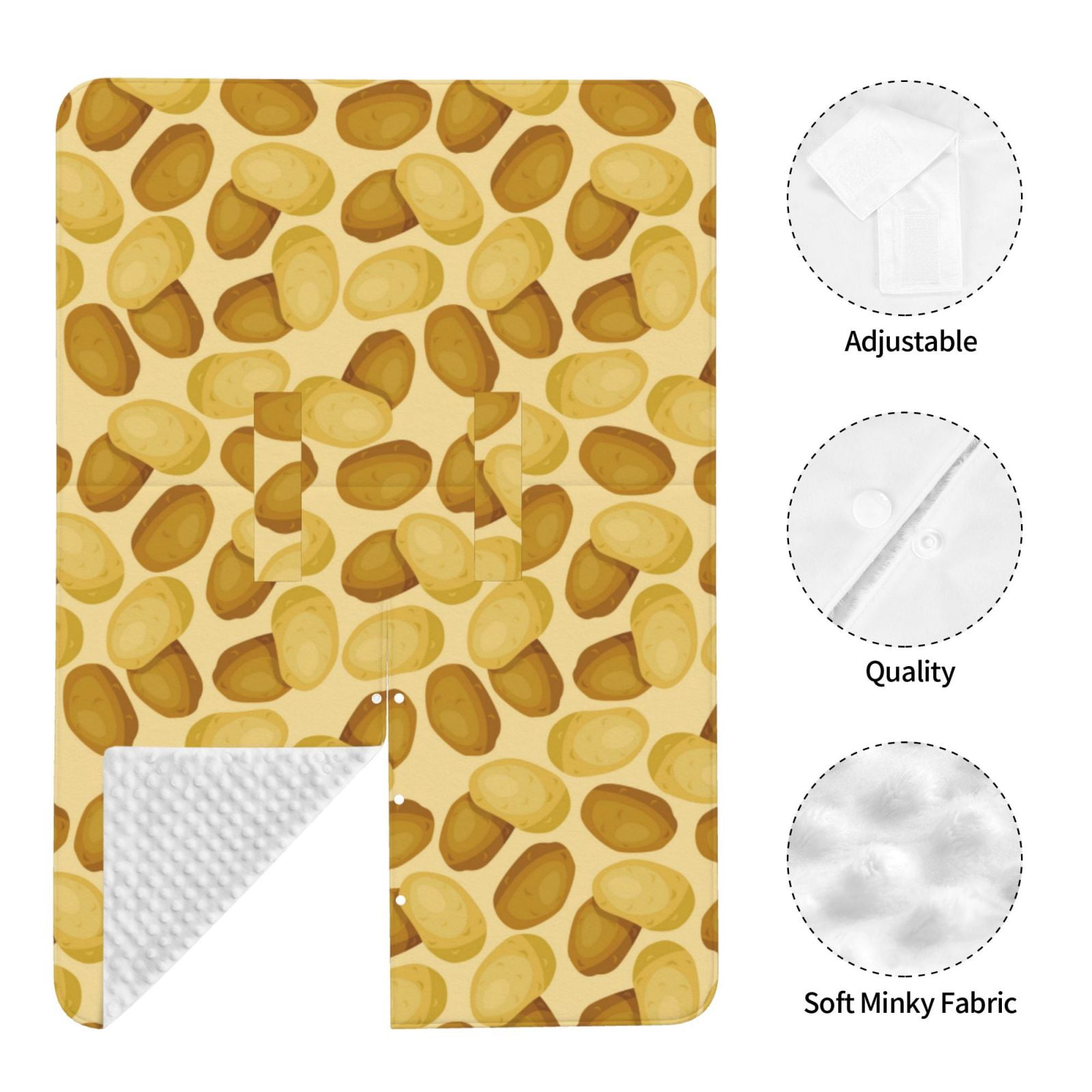 Car Seat Cover Baby - Potato print Breathable Infant Car Seat Cover for Baby Carseat, Lightweight Comfort Baby Essentials Must Haves Newborn Stuff for Girl Boy