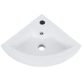 thumbnail image 2 of Lavabo de Salle de Bain en Céramique, Lavabo d'Angle Moderne Solution Innovante, 2 of 8