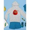 thumbnail image 3 of Hairy Monster Counting Hoodie Juniors -Image by Shutterstock,  Small, 3 of 4