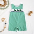 thumbnail image 2 of peqiut Romper Toddler Boy Clothes Smocked Romper Farm Baby Animal Print Jumpsuit Sleeveless Overalls Spring Summer Kids Bodysuit 0 6 9 12 18 24 Months 2T 3T 4T, 2 of 7
