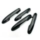 thumbnail image 3 of Embellecedor de cubierta de manijas laterales de puerta, decoración apta para Toyota New RAV4 2019-2020, color negro, 4 piezas para coche, 3 of 4